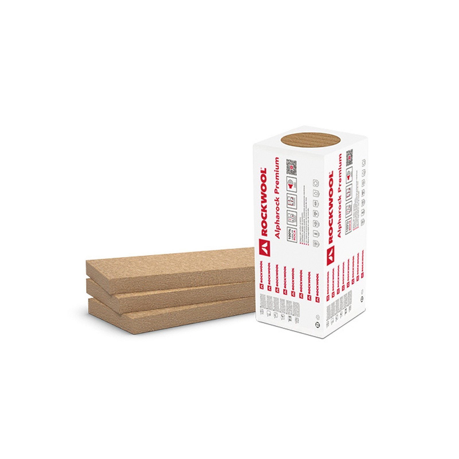 Panel Rockwool Alpharock Premium 135 x 60cm - 80mm (337103)