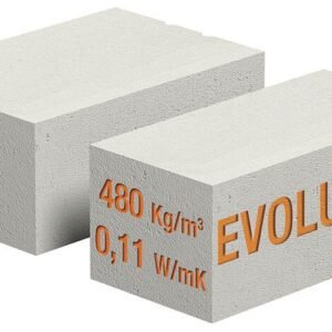 M2. Bloque de hormigon Gasbeton celular evolution 60x25x20