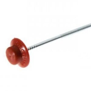 Caja Onduline 400 ud. clavos pvc rojo 6-5.5