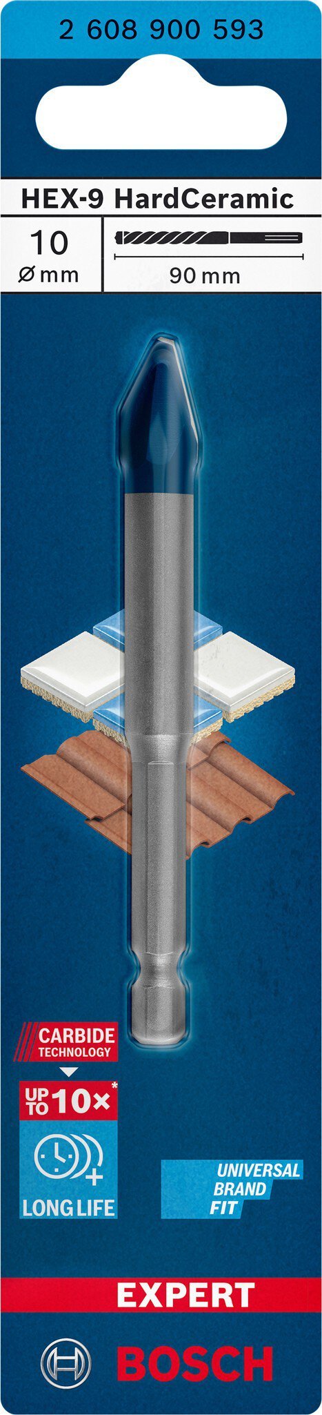 Pz.broca Bosch Expert Hex-9 10x90 mm