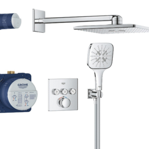 Grohe 34864000 Bundle SmartControl termostato 3 vias cube ducha mural smartactive 2 j