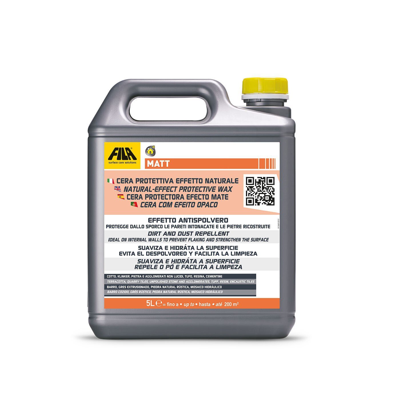 Bote (5l) Fila cera ef.mate Matt