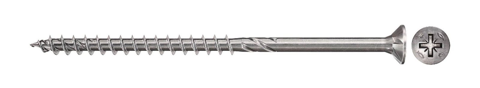 Caja 200 Un. Fischer Power Fast FPF II CZP Zincado Pozi 670315 cab.avell. 4,5x50 rosca parcial