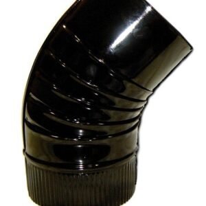 Pz. Theca codo esmalt.ng. 45º agrafado d.150