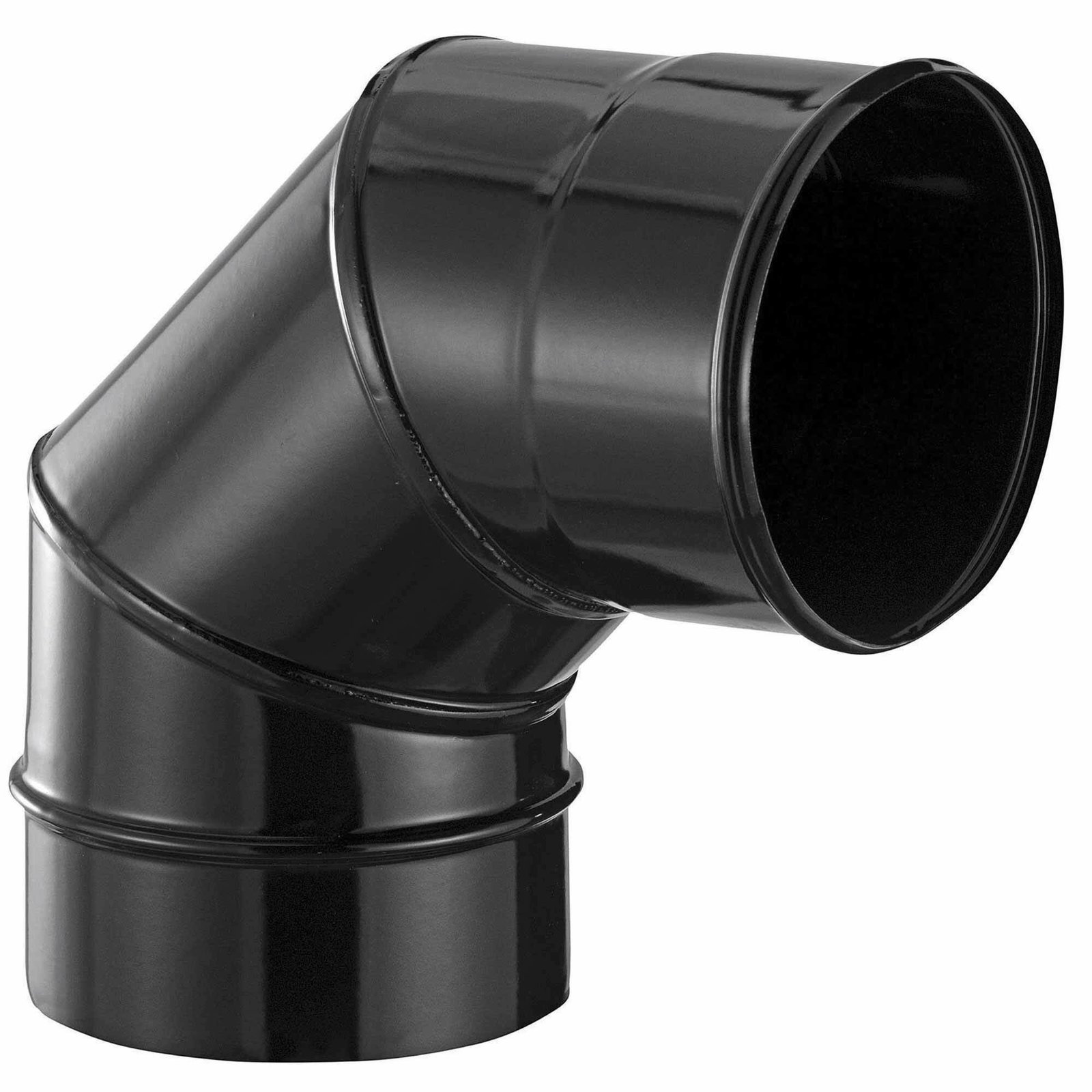 Pz.Bofill codo 90º vitrificado negro mate diam.150