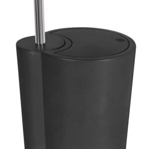 Pz. Spirella 10.18148 sunmoon escobilla+papelera negro