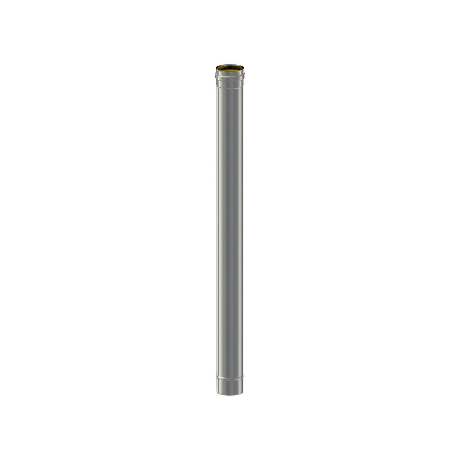 Pz.Exojo Modulo Recto L. 1000 Mm Acero Inox Aisi 316L 80mm diametro para pellet