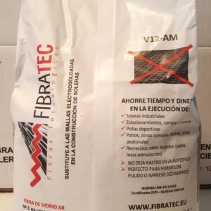 Pz Fibra vidrio Fibratec v-12 am 13mm bolsa 1kg expos.