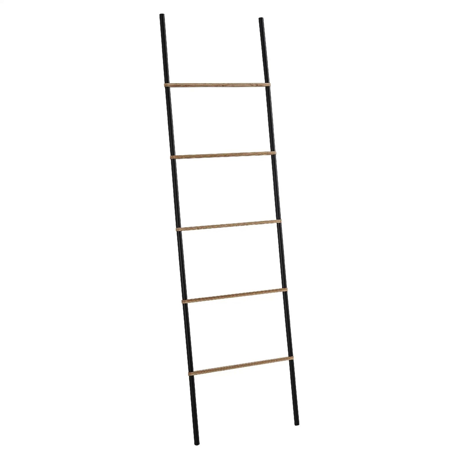 Pz.Gedy escalera porta toallas kenta negro mate 45cm x 12cm al. 49cm