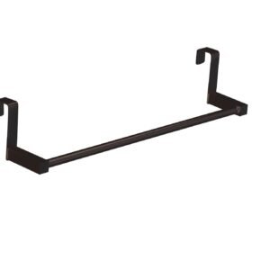 Toallero Baho Robe para mueble 35cm negro mate