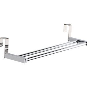 Toallero doble lateral para mueble Baho Side 35cm cromo