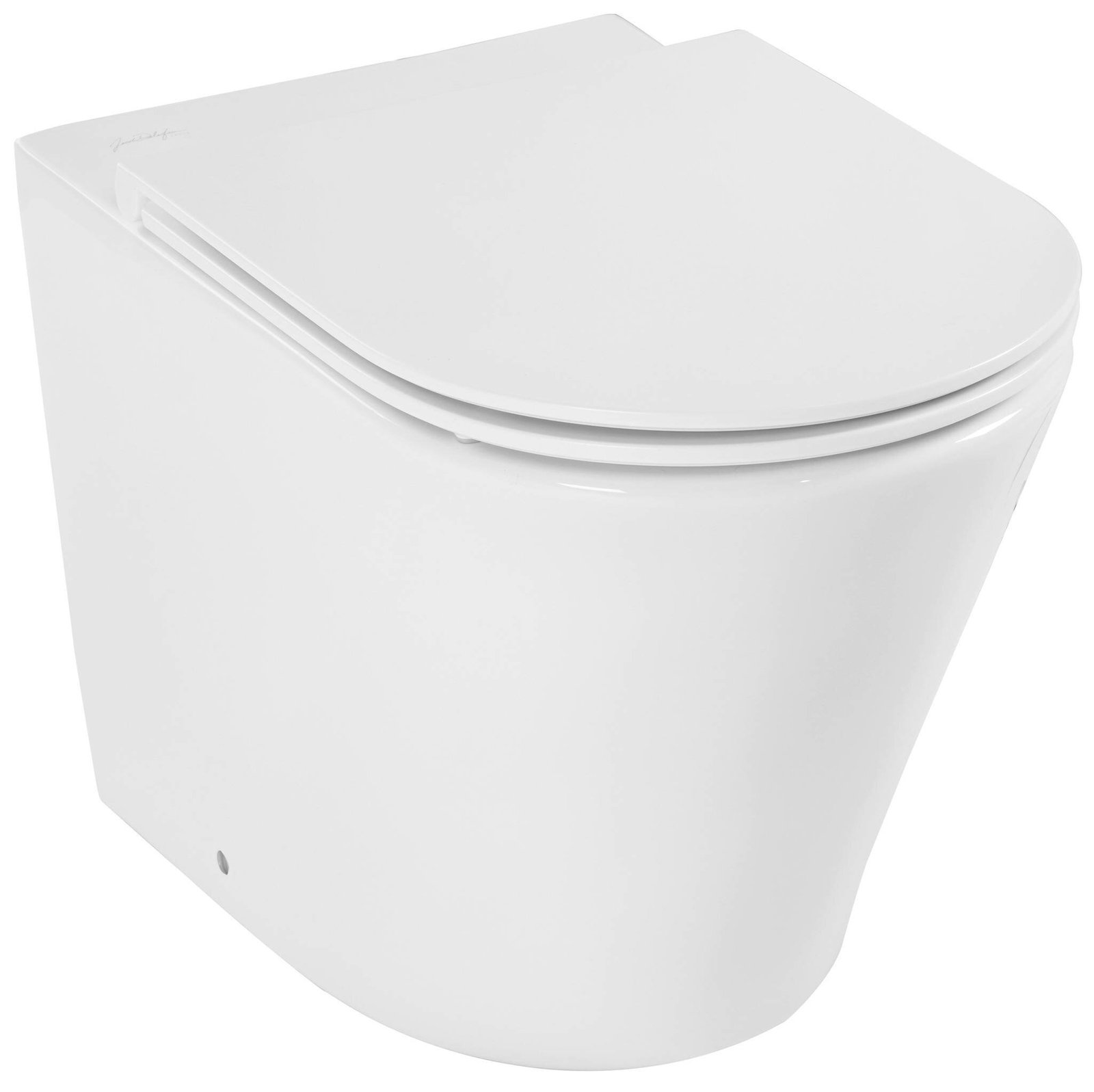 Kit Jacob delafon CEDAA102-00 Taza a suelo sin cisterna vista Rodin+ BTW 3/6L