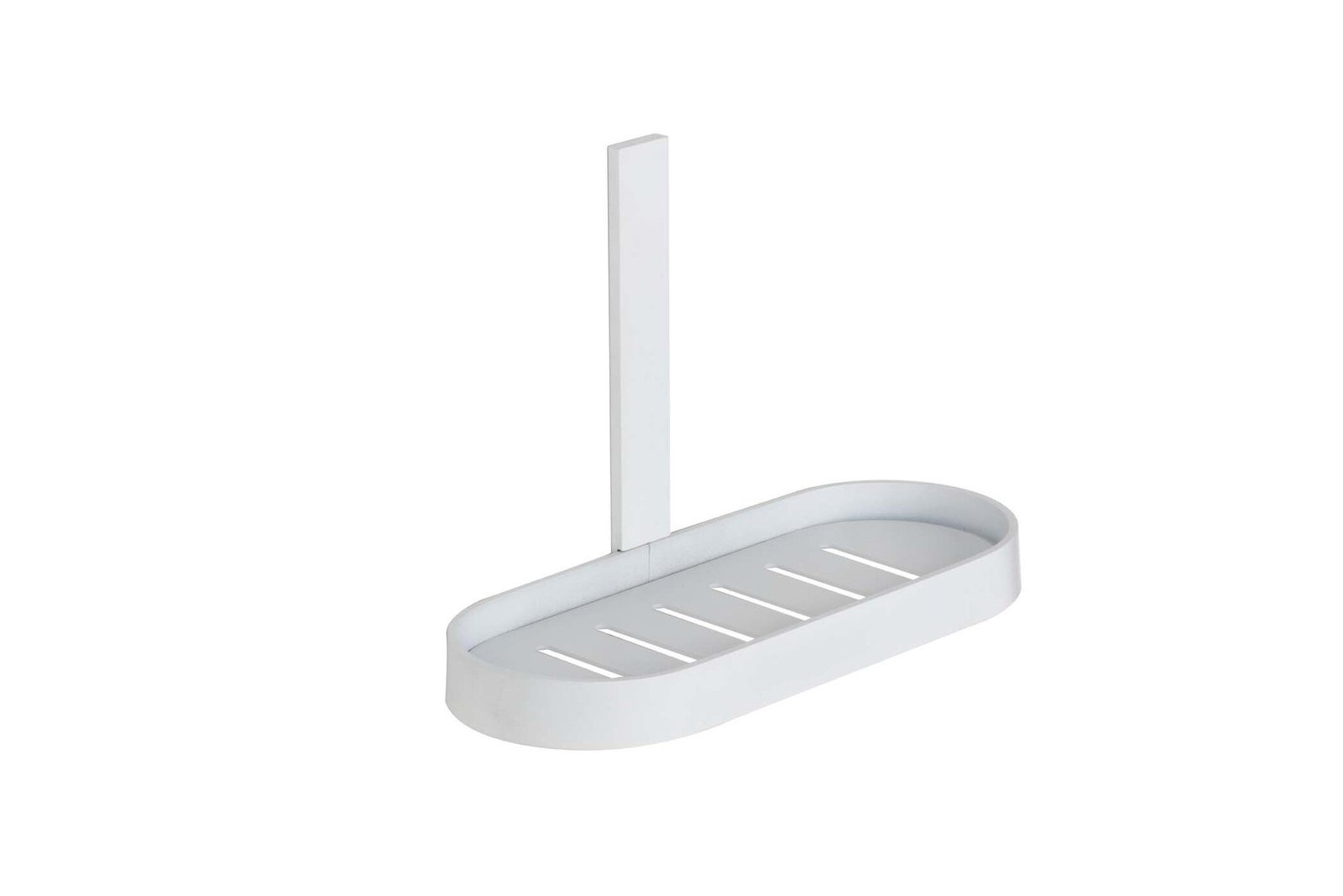 Jabonera para ducha Baho Loops blanco mate