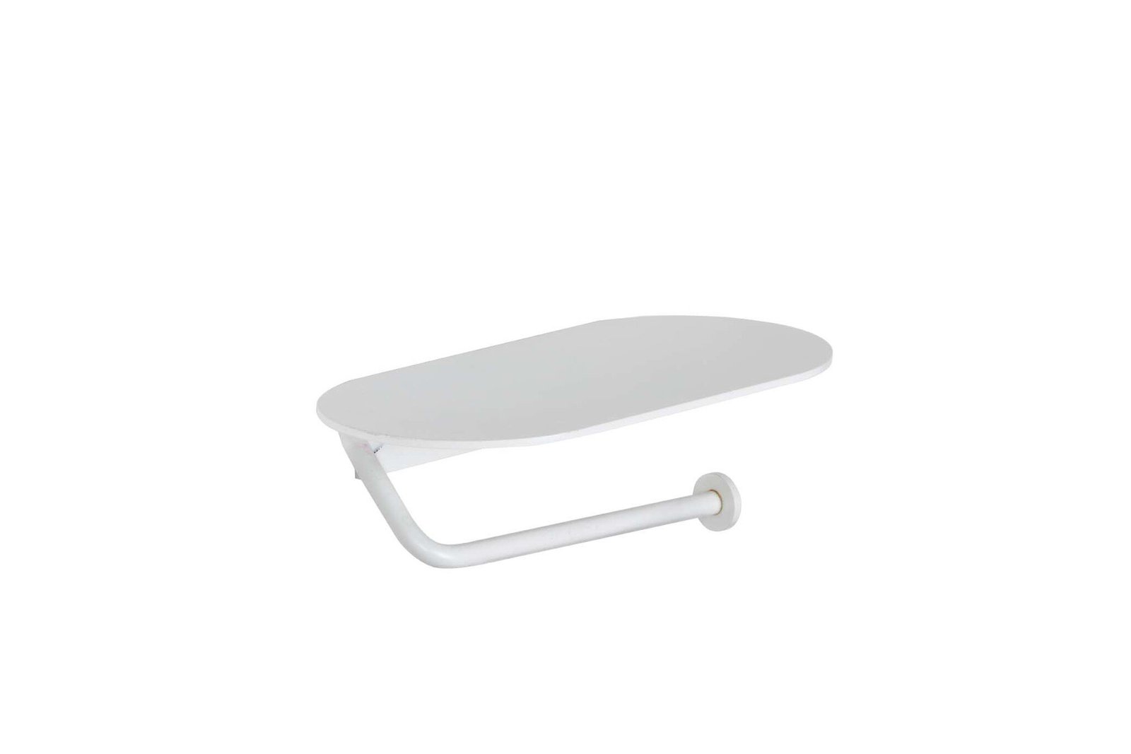 Portarrollos Baho Loops blanco mate