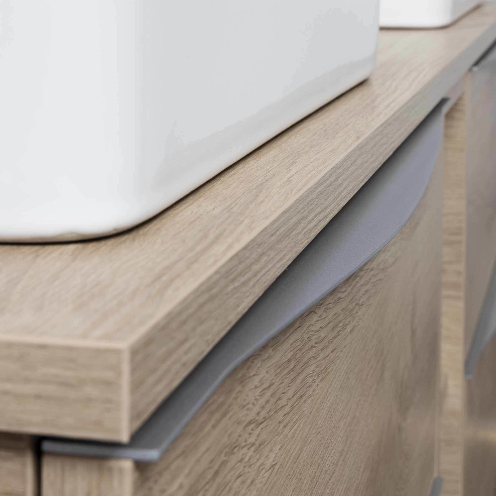 Tirador para mueble Baho Lucca aluminio mate 35 cm