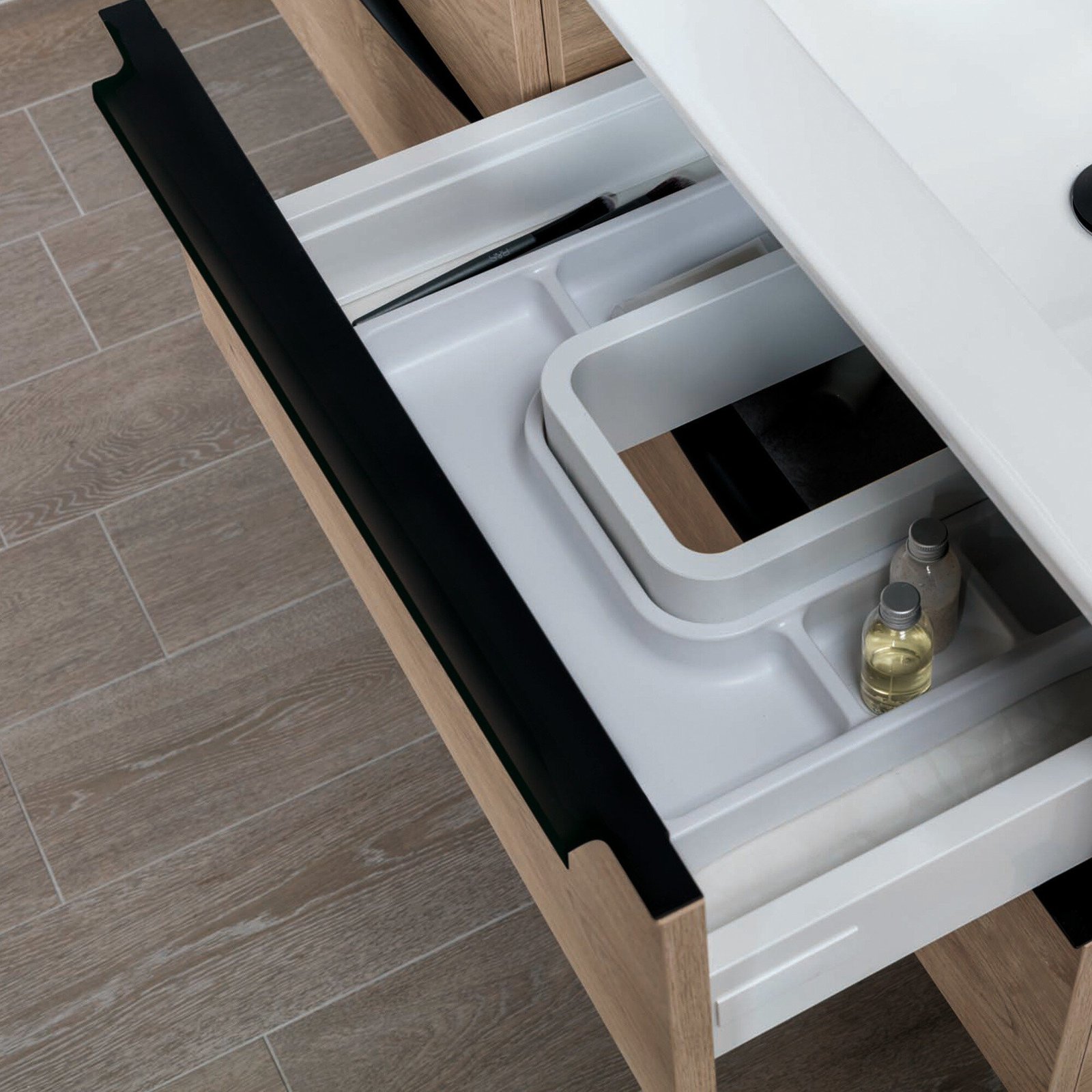 Tirador plus para mueble Baho Lucca negro 100 cm