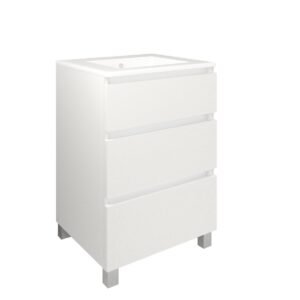 Mueble Baho Manning a suelo 60 blanco mate