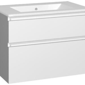 Mueble Baho Manning suspendido 80 blanco mate