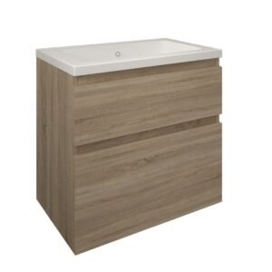 Mueble Baho Manning suspendido 60 fondo reducido roble cambrian