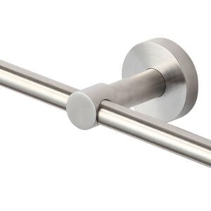 Pz. Portarrollos Baho Acero doble