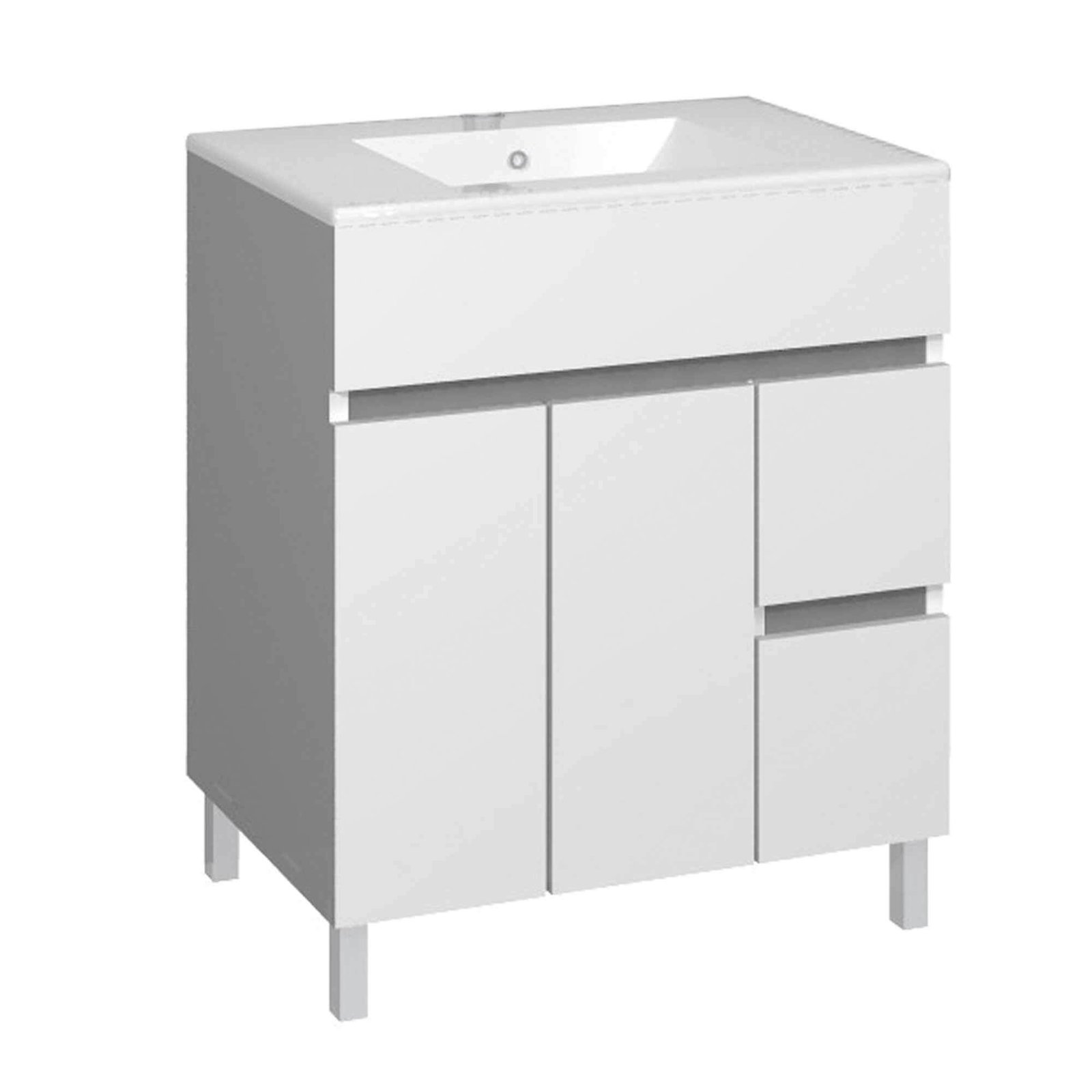 Mueble Baho Matty a suelo 70x45 blanco
