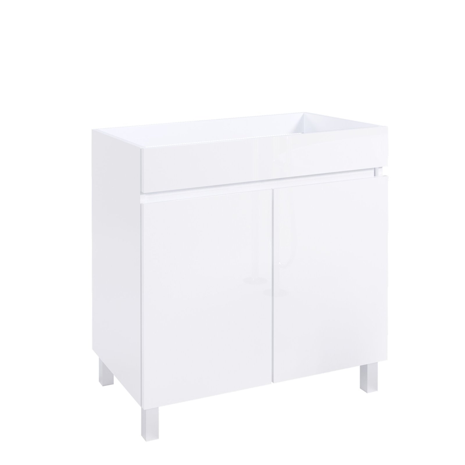 Mueble Baho Matty a suelo 80x45 2P Blanco