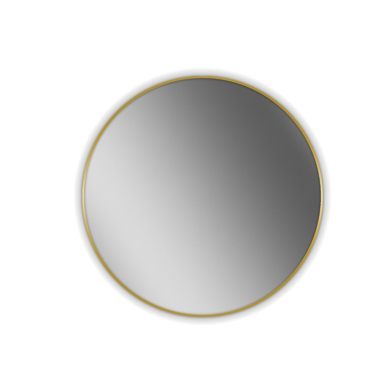 Espejo Baho Neven redondo diam.80 retroiluminado dorado