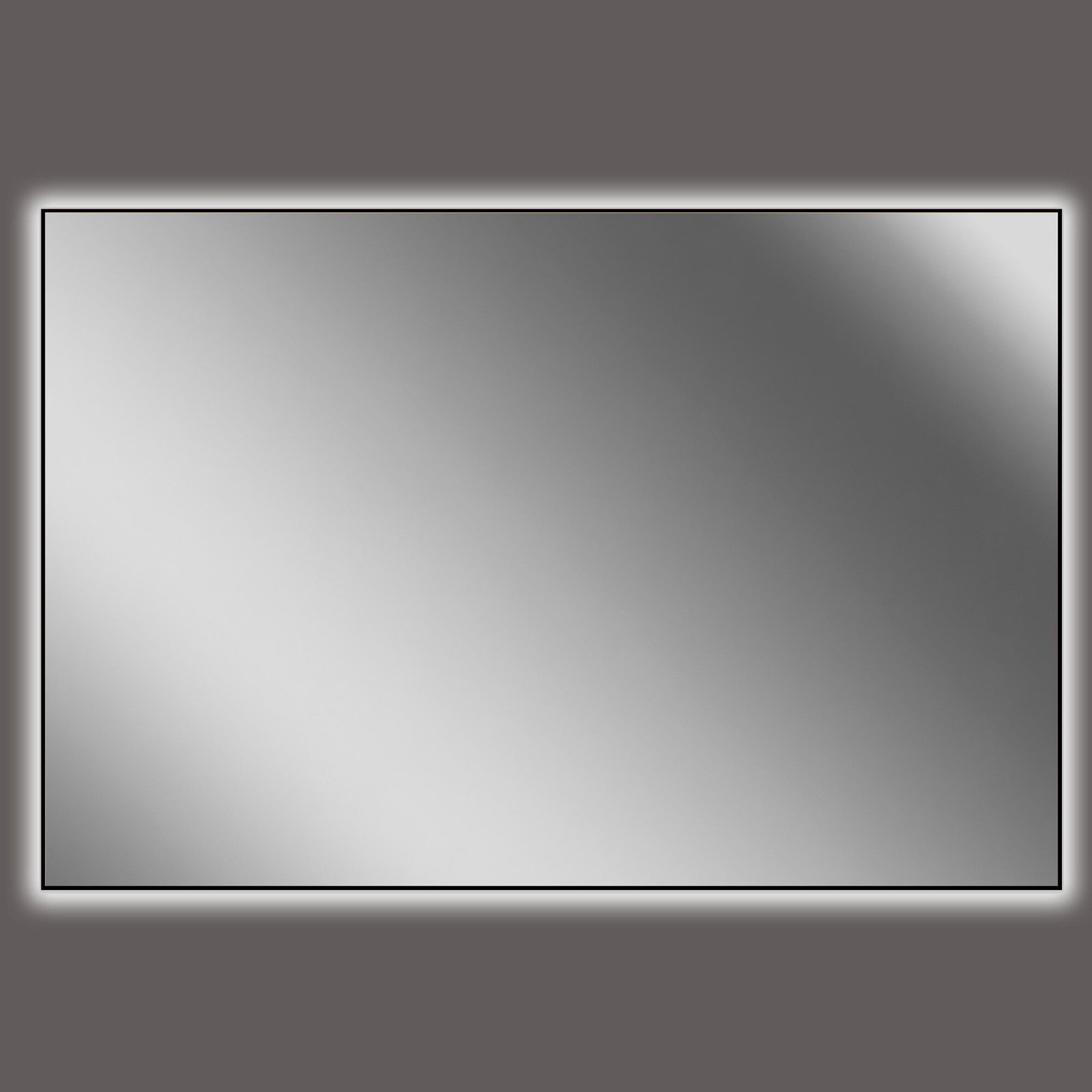 Espejo Baho Neven 120x80 retroiluminado negro