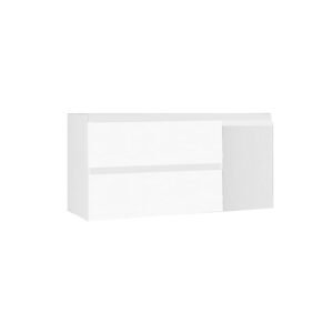 Mueble Baho Nordic Blanco mate 2C 1P 100x45 suspendido