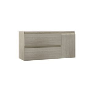 Mueble Baho Nordic Roble pegaso 2C 1P 100x45 suspendido