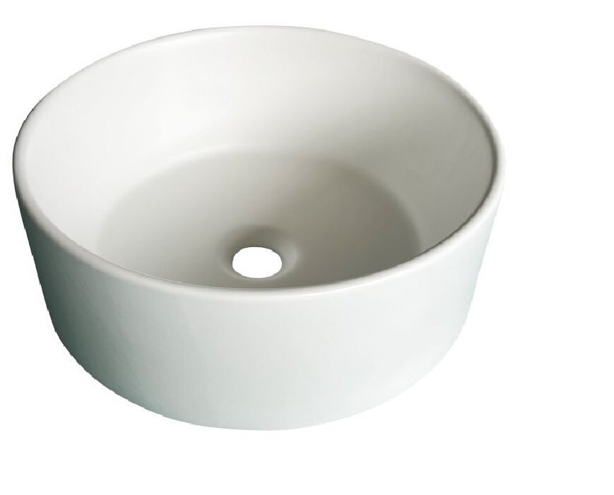 Lavabo Ópalo Baho redondo blanco mate