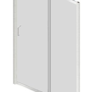 Mampara Baho Orizon Cromo 126-130cm