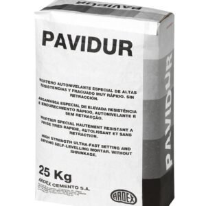 Saco Ardex mortero reparacion para pavimentos ultrarapido Pavidur 25kg