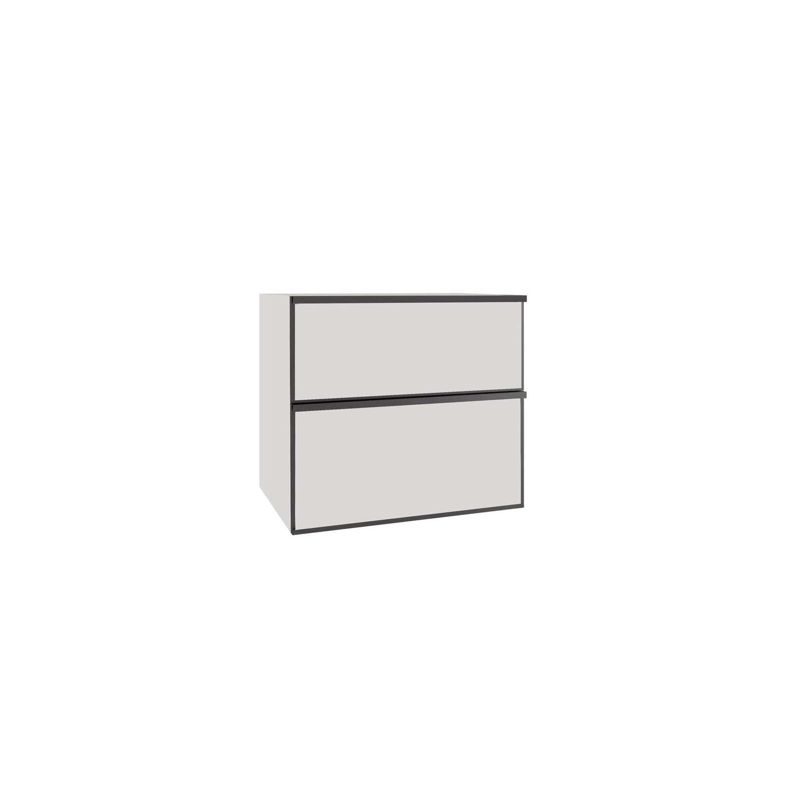Mueble Baho Quadro Gris Nube Mate 60x45cm