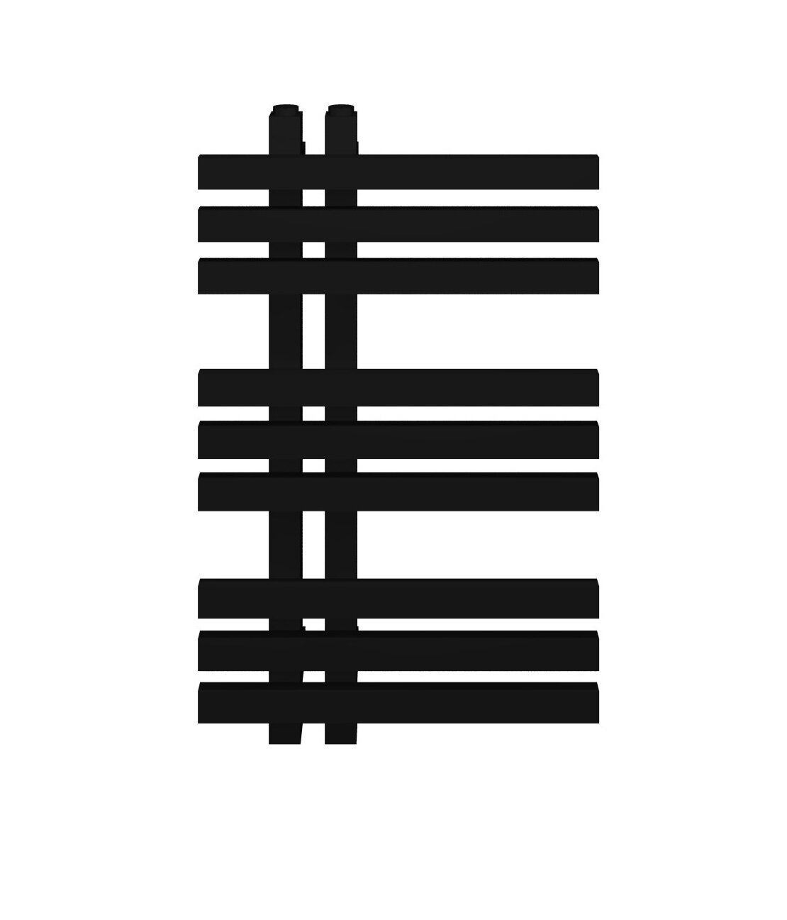 Radiador de agua Baho Mistral 80x50 negro