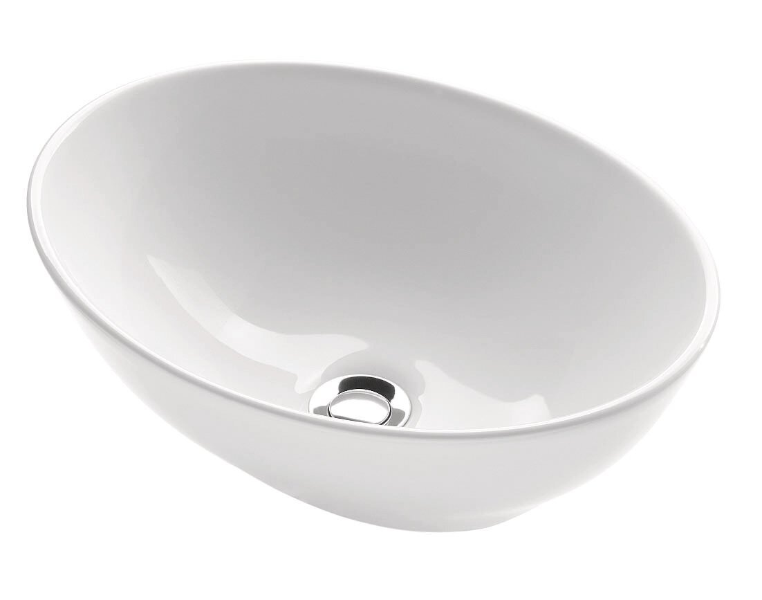Lavabo Baho Elipse blanco 41x34