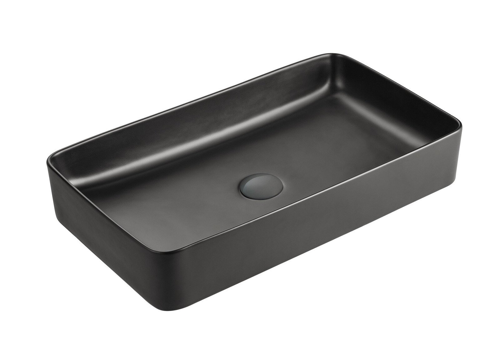 Lavabo Baho sobreencimera Baltimore 61x35 negro mate