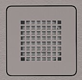 Pz. Rejilla Baho Hidra 2 cuadrada gris plata