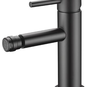 Grifo de bide Baho Rondo negro