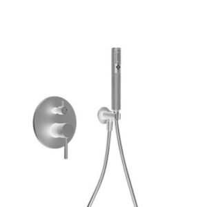 Conjunto de ducha empotrable Baho Rondo cromo