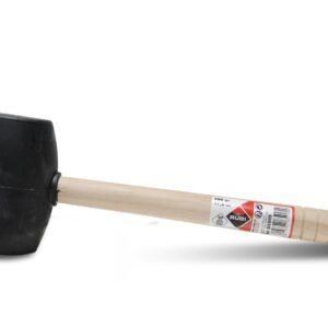 Pz. Rubi Ref.65905  maza goma negra caras planas 500 gr.