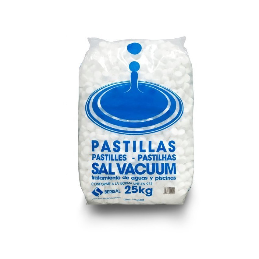 Saco 25kg. sal vacuum pastillas