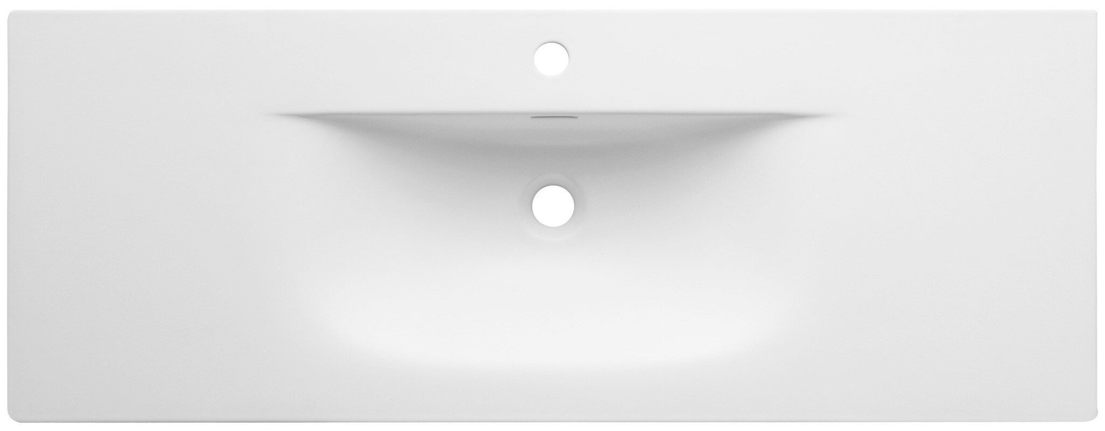 Lavabo Baho Sena 121x46 blanco mate