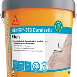 Bote Sika impermeabilizante SikaFill 370 Fibras Blanco 5kg