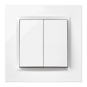 Pz.Simon Doble conmutador blanco
