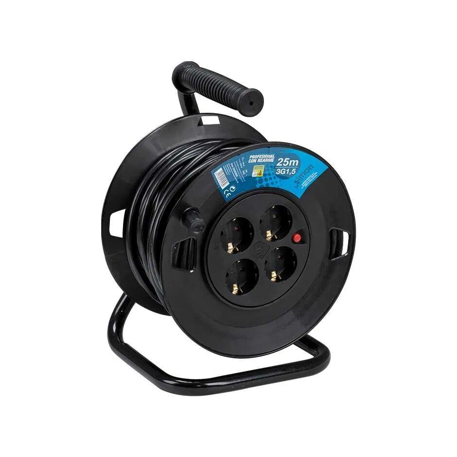 Pz.Simon Enrollacables 25m sin tapas IP20