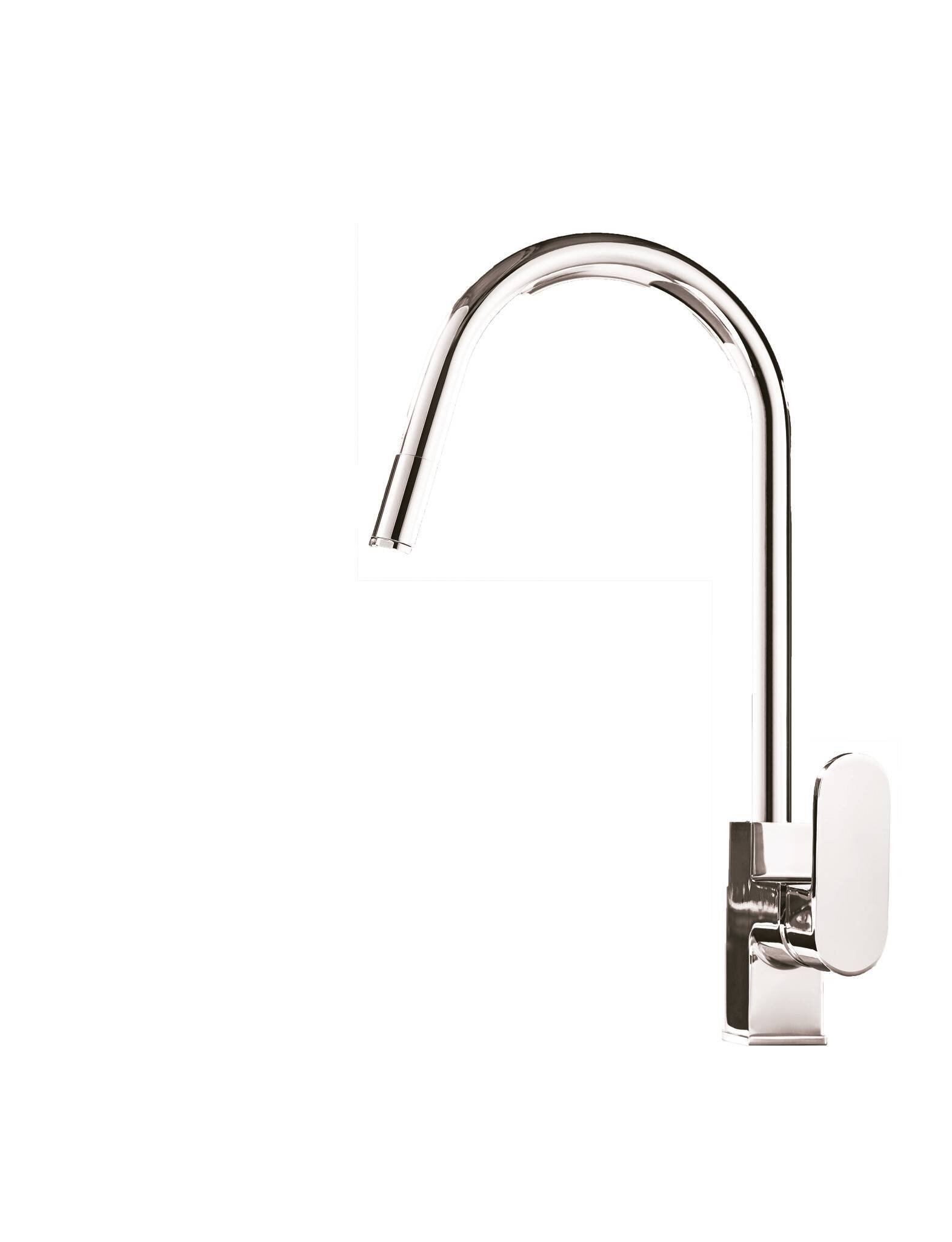 Grifo de cocina Baho Vega extraible cromo