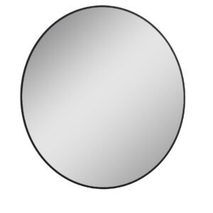 Espejo Baho Nero redondo diam.80 marco negro