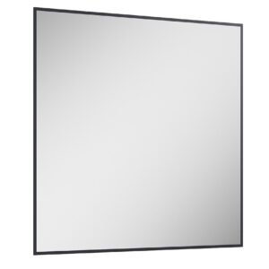 Espejo Baho Nero 80x80 marco negro