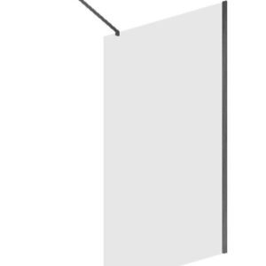 Mampara Baho Cala Gunmetal 120cm